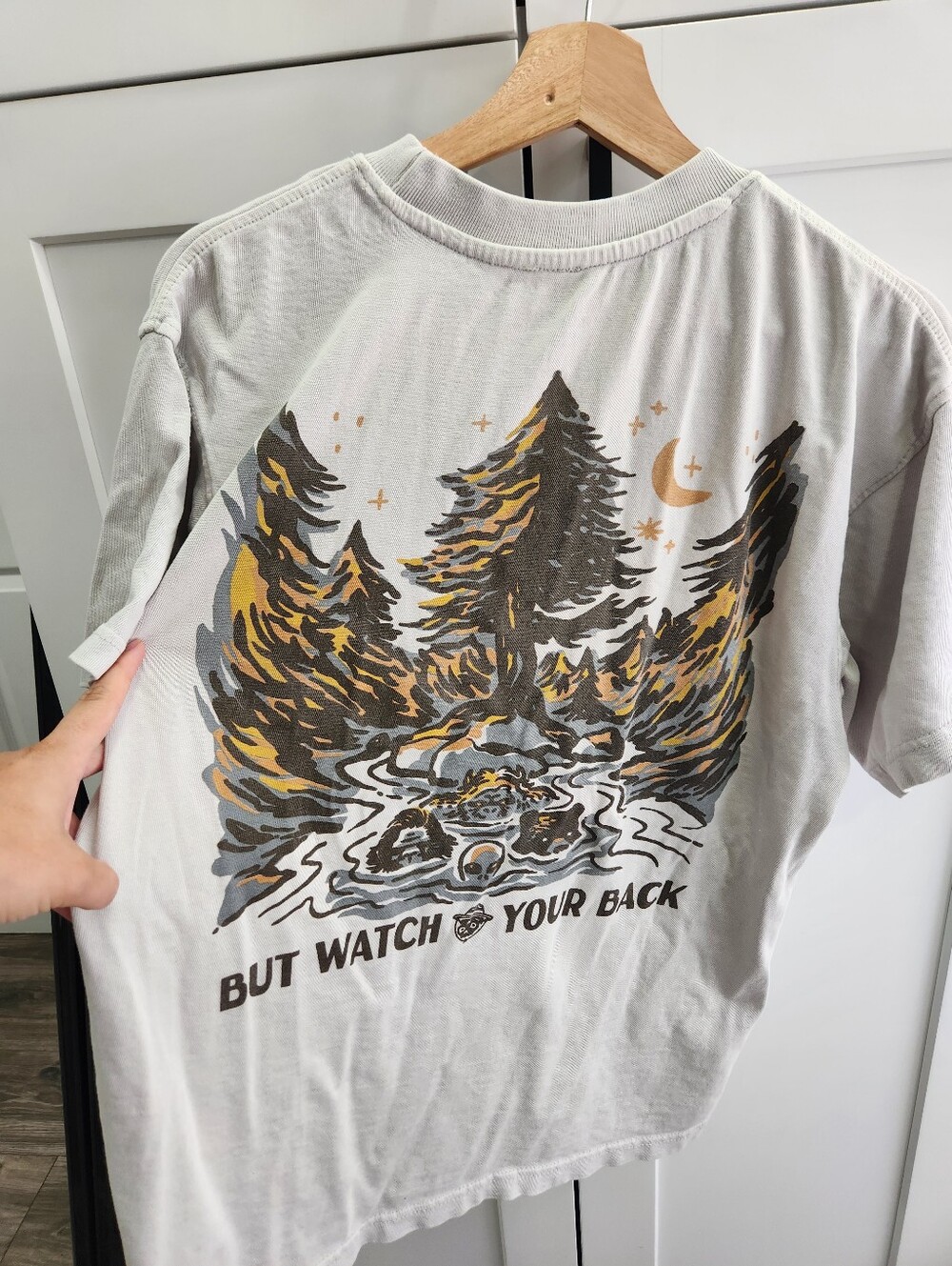 National Park Afrer Dark Tee Shirt Size Medium But Watch Your Back